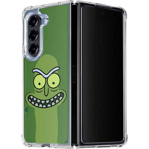 Adult Swim Rick and Morty Pickle Rick Galaxy Z Fold5 5G Clear Case